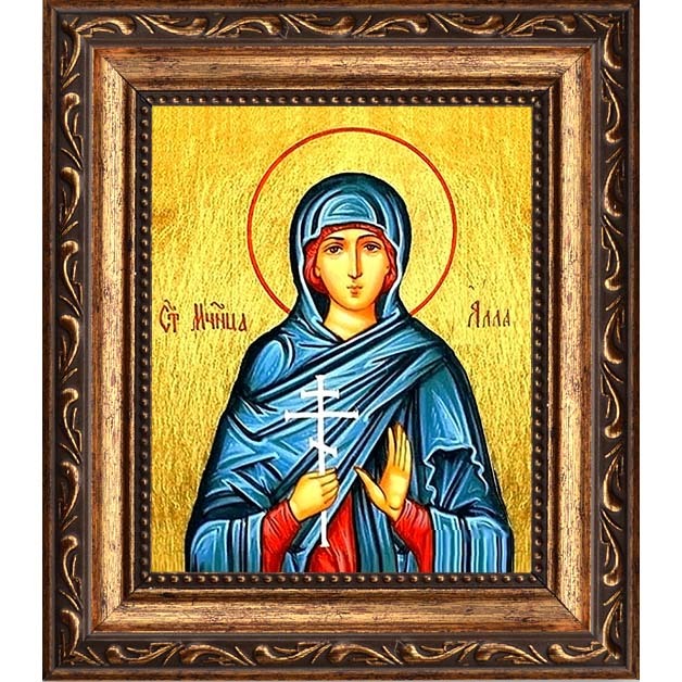 

Алла Готфская Святая мученица. Икона на холсте.