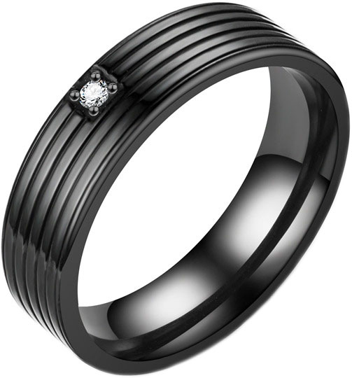 

Кольцо из стали р. 17 DG Jewelry RSM0088-L, фианит, RSM0088-L