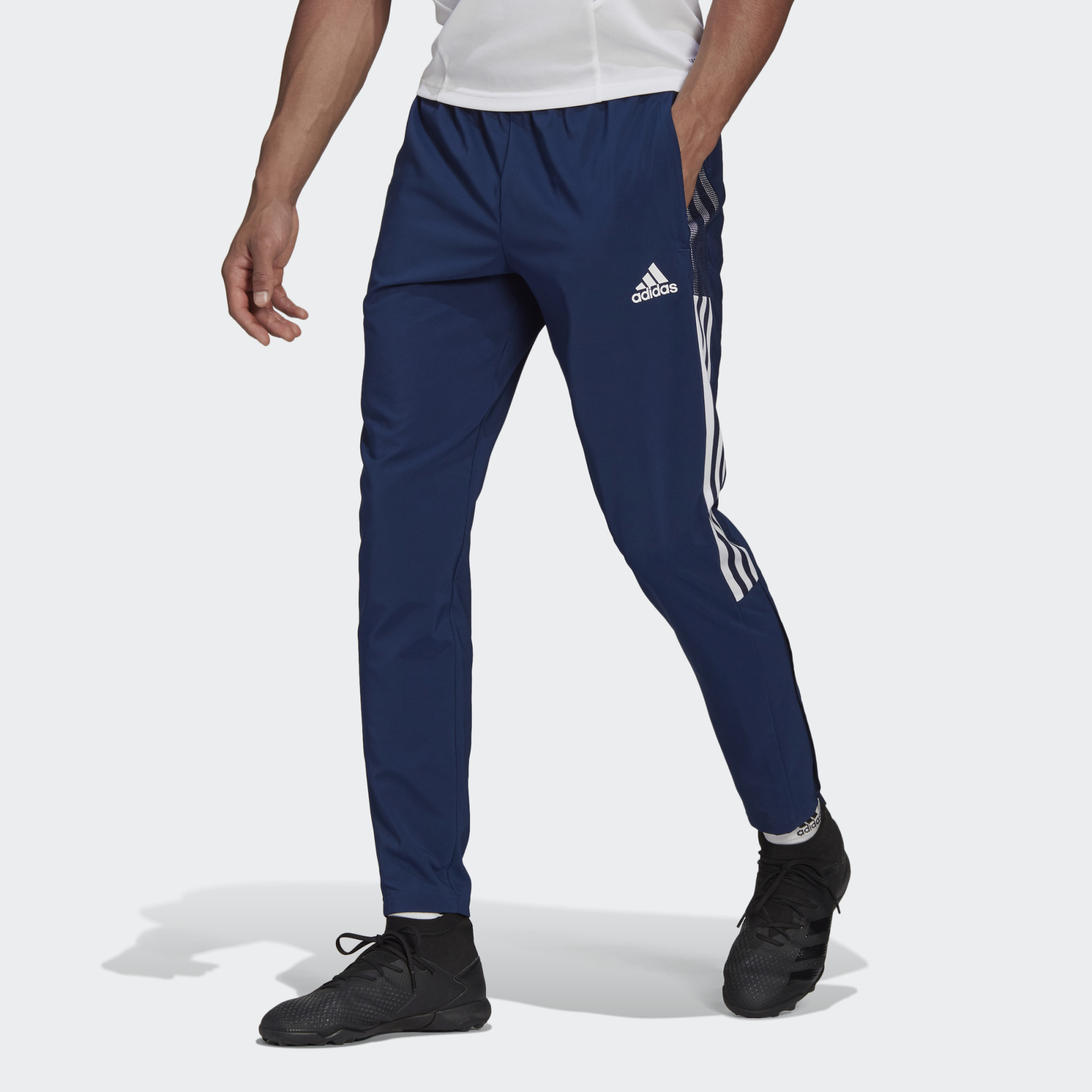 фото Спортивные брюки мужские adidas gh4470 синие xl