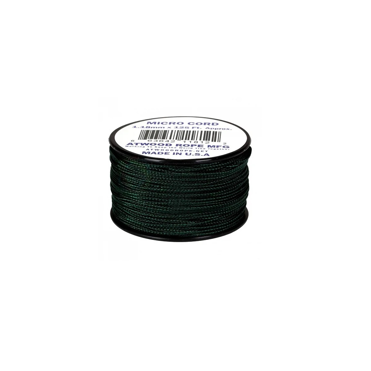 фото Паракорд atwoodrope 1.18мм x 125' micro cord 38м (grey)