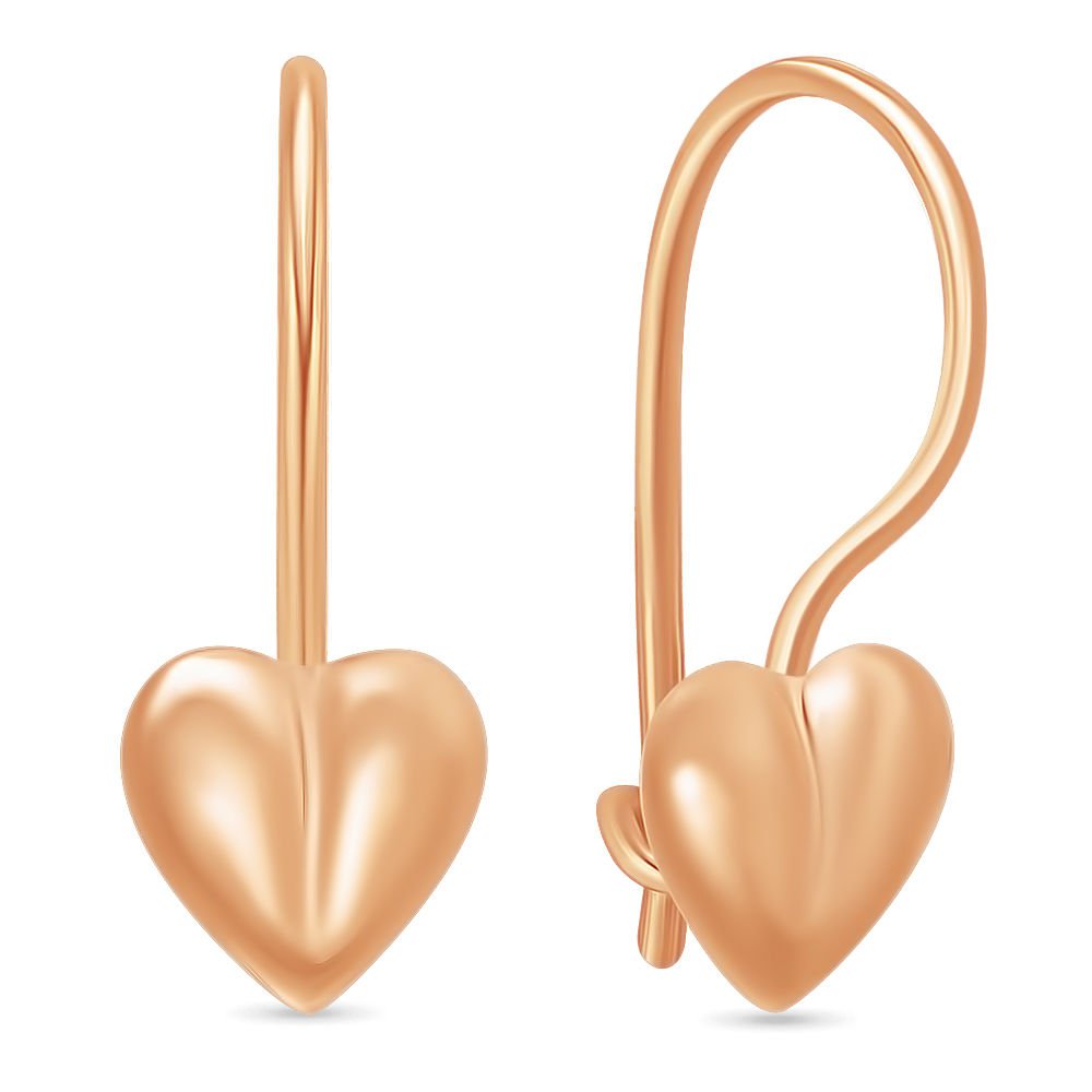 

Серьги из красного золота 585Gold 602001028, 602001028