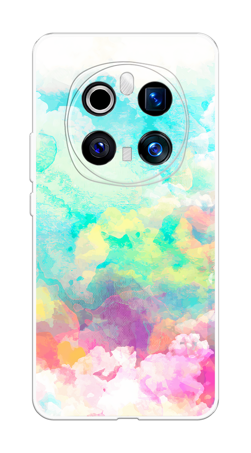 

Чехол на Honor Magic 7 Pro "Воздушное небо", Белый;голубой;розовый;желтый, 6125650-1