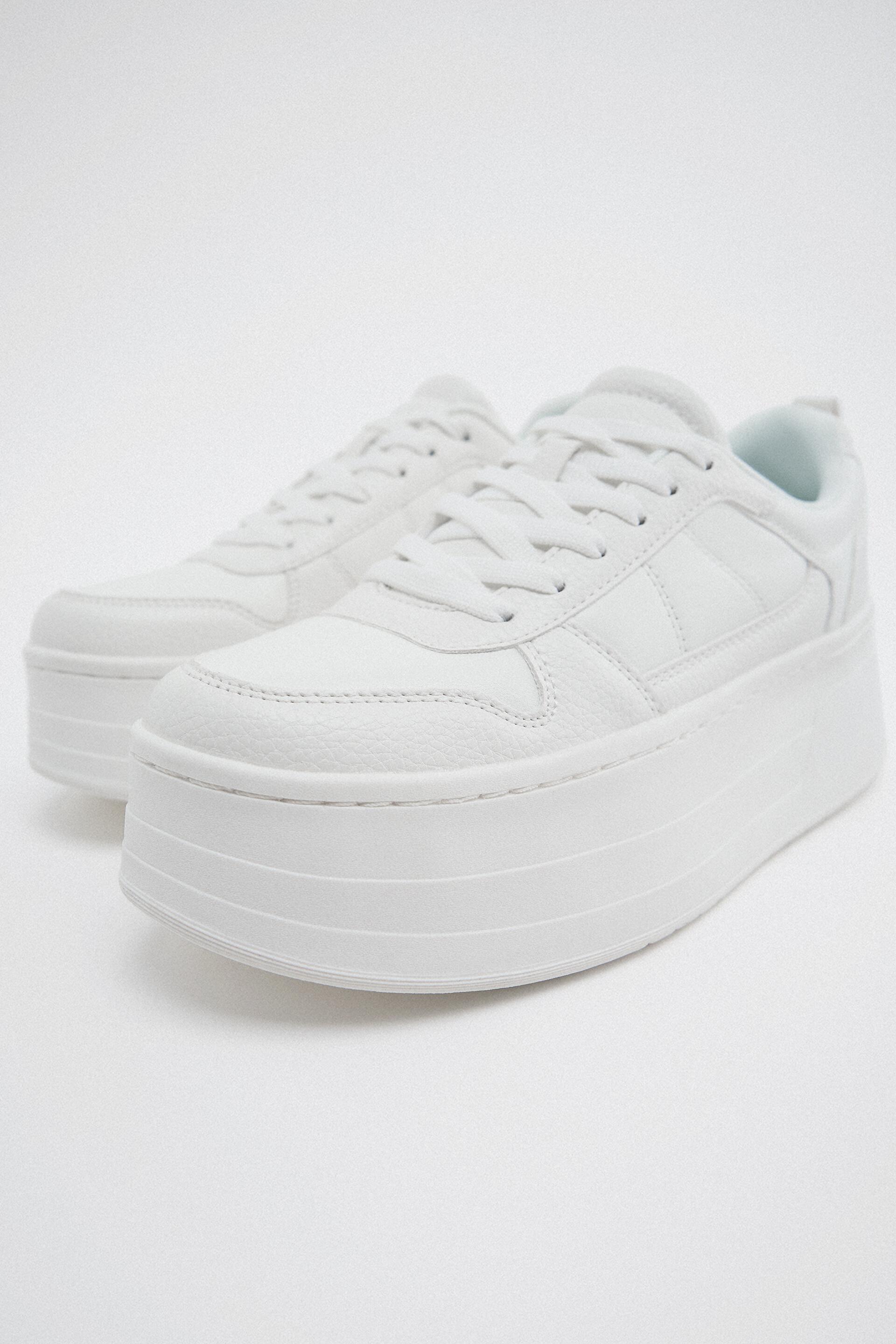 Кроссовки женские ZARA 15400110 белые 40 RU (доставка из-за рубежа)