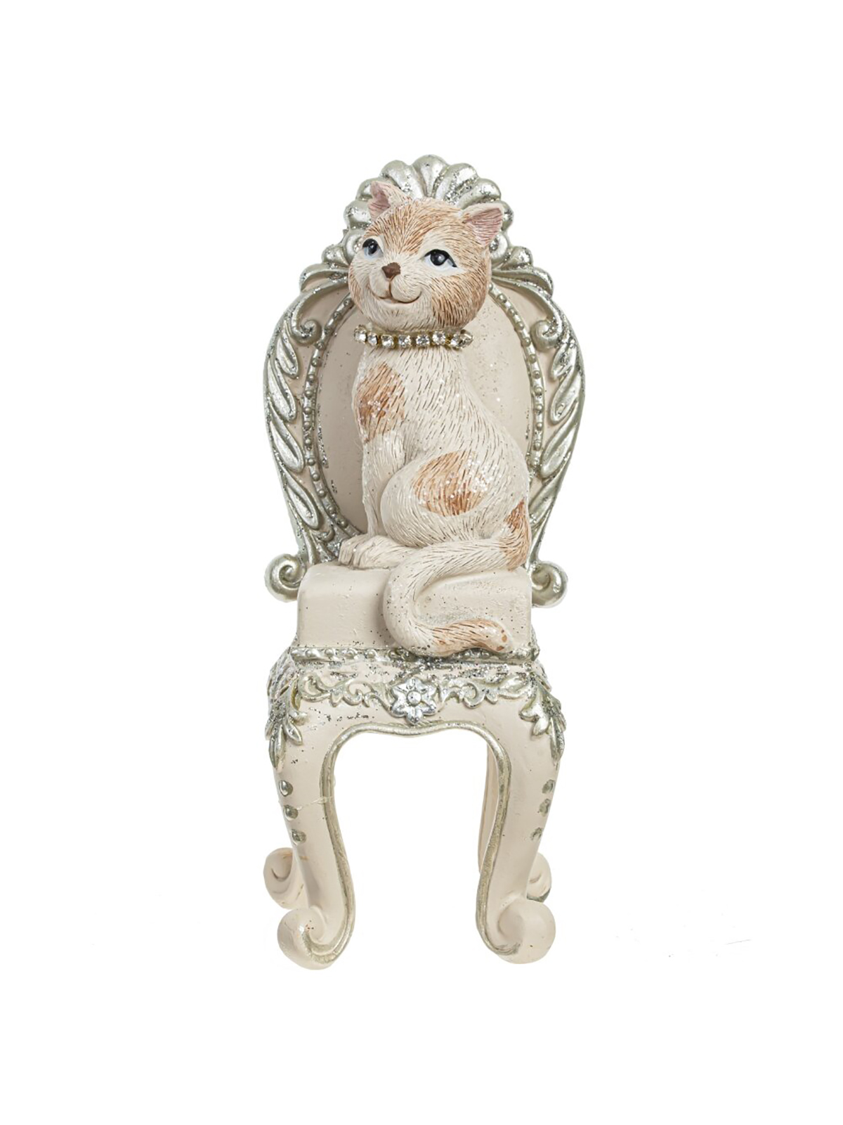

Фигурка декоративная Кошка ALAT Home 782397, Бежевый;золотистый