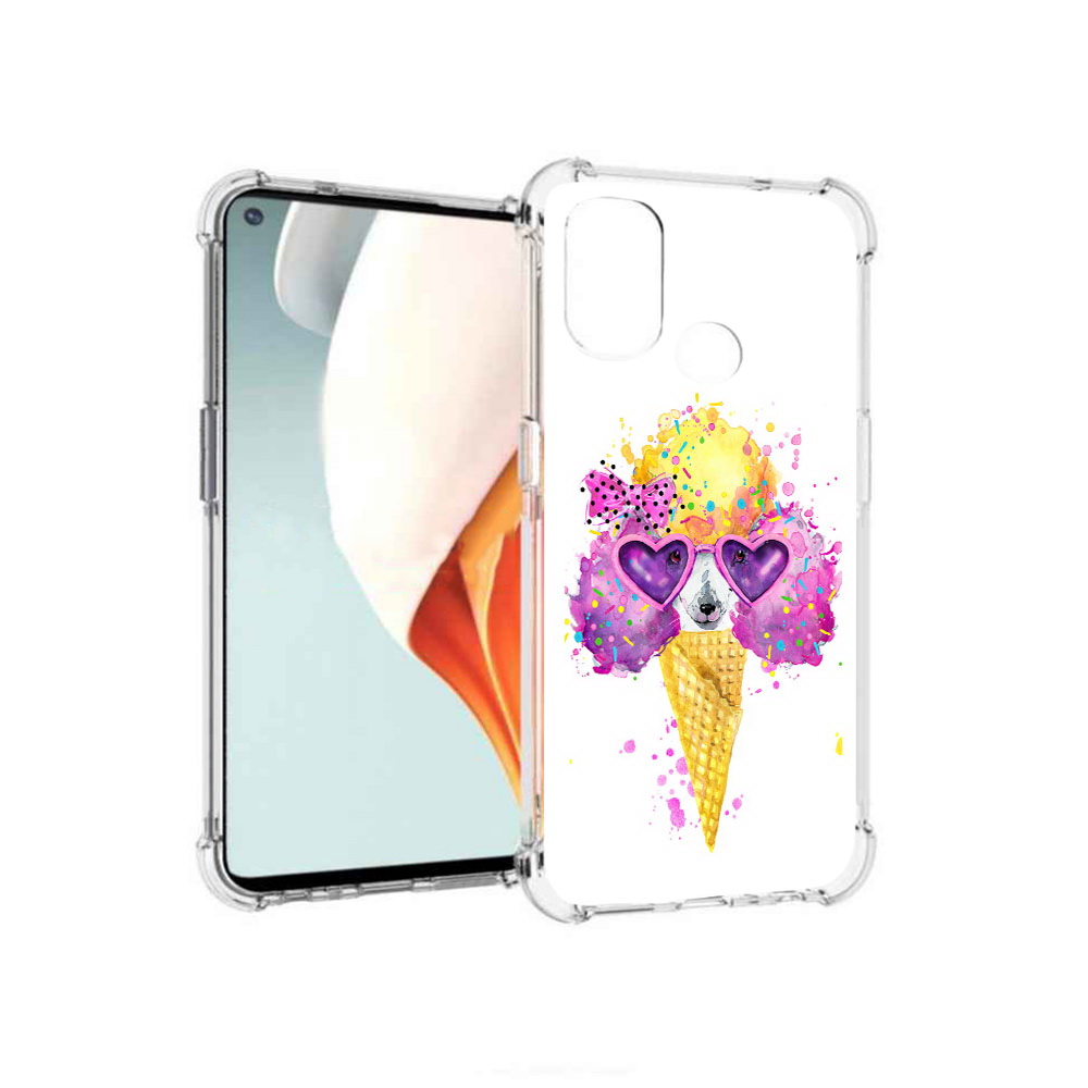 

Чехол MyPads Tocco для OnePlus Nord N100 Рожок (PT227045.141.146), Прозрачный, Tocco