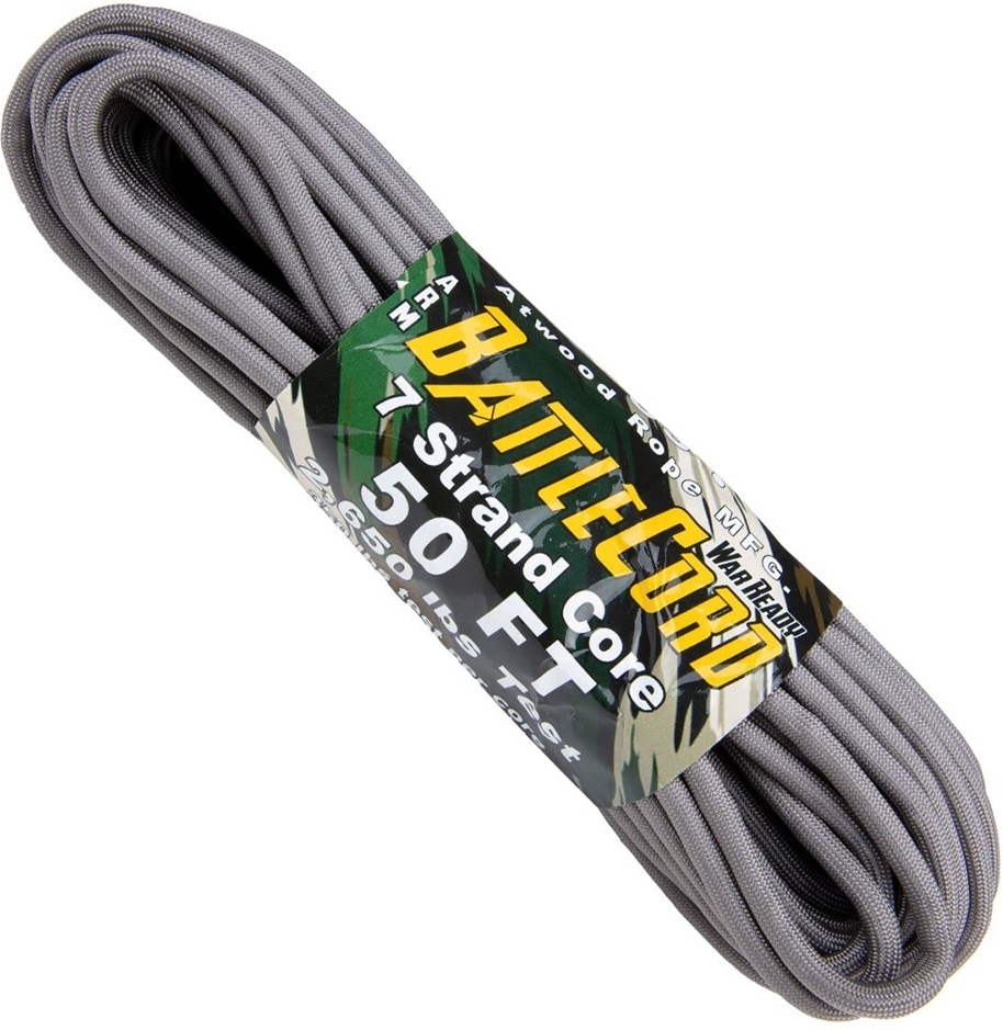 

Паракорд Battlecord 50ft 2650LBS (platinum)