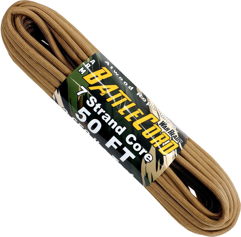 

Паракорд Battlecord 50ft 2650LBS (tan)