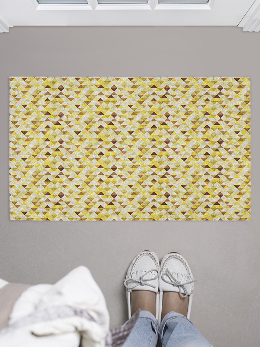 

Придверный коврик в прихожую для обуви, на резиновой основе, 75x45 см door_51235 JoyArty