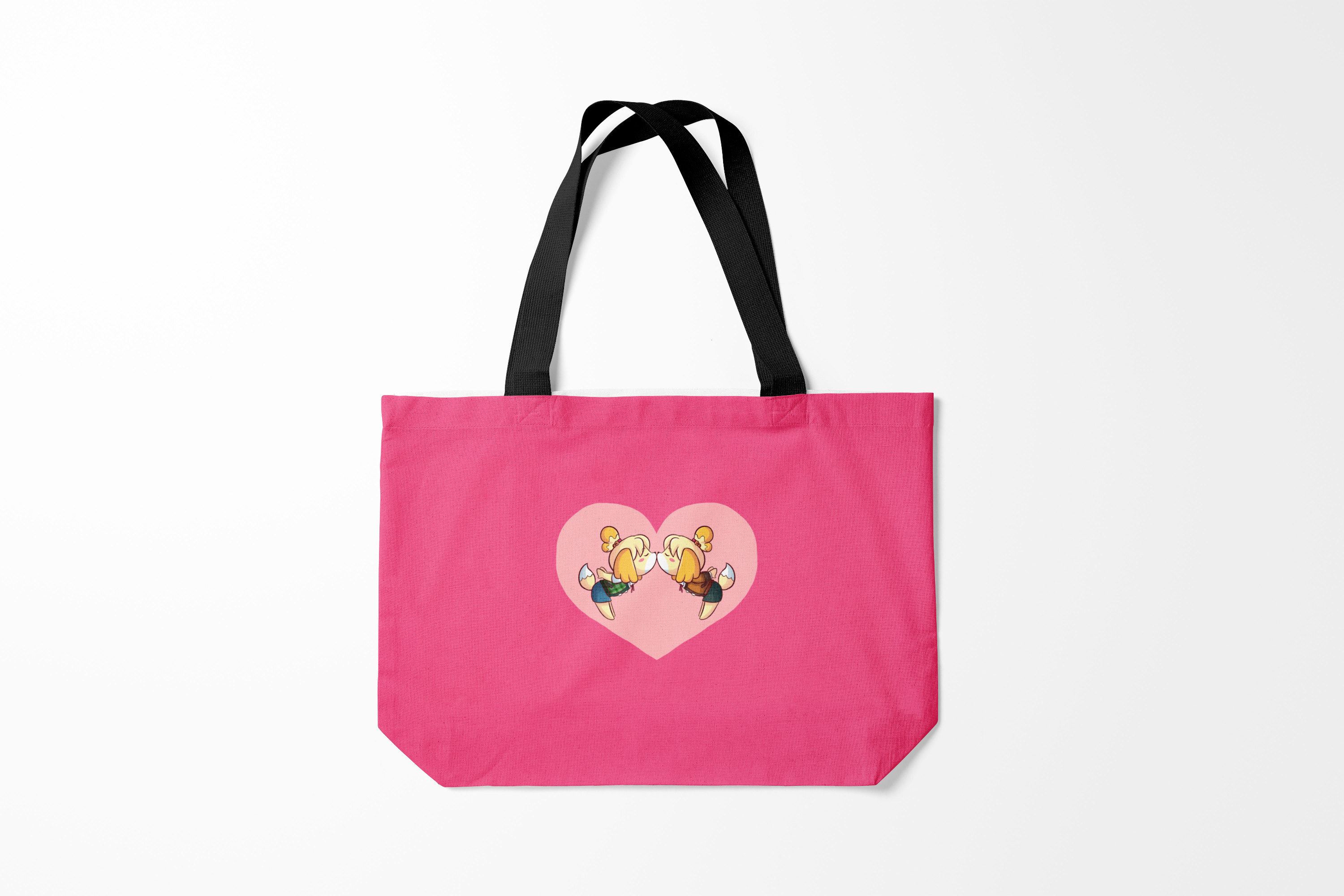 

Сумка шoппер унисекс Burnettie Animal Crossing Sweet Isabelle, розовый, Animal Crossing Sweet Isabelle