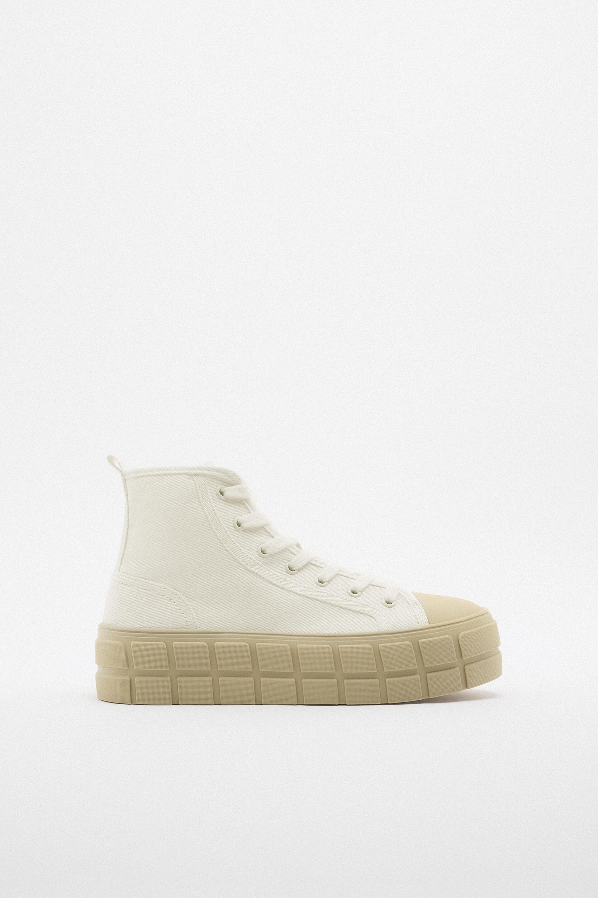 

Кеды женские ZARA 177664 белые 38 RU (доставка из-за рубежа), 177664