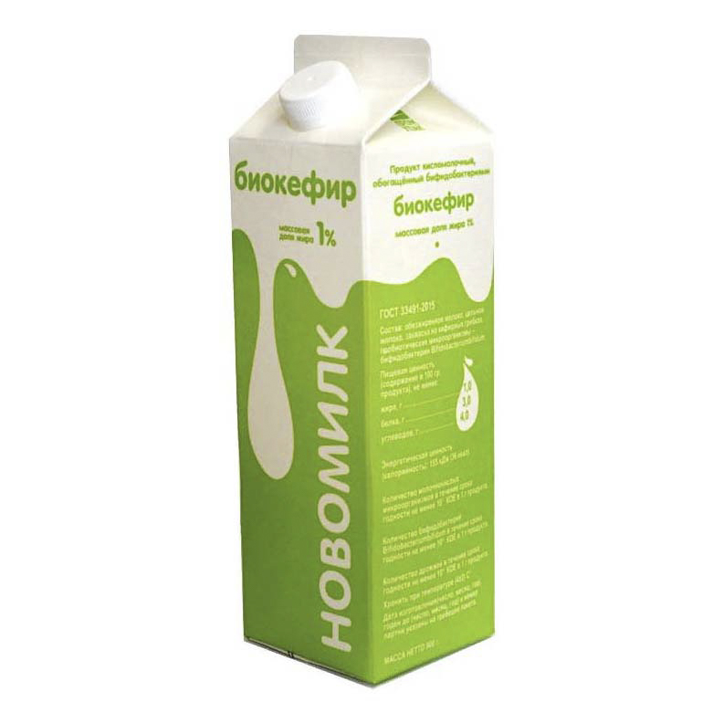 

Биокефир Новомилк 1% БЗМЖ 900 мл