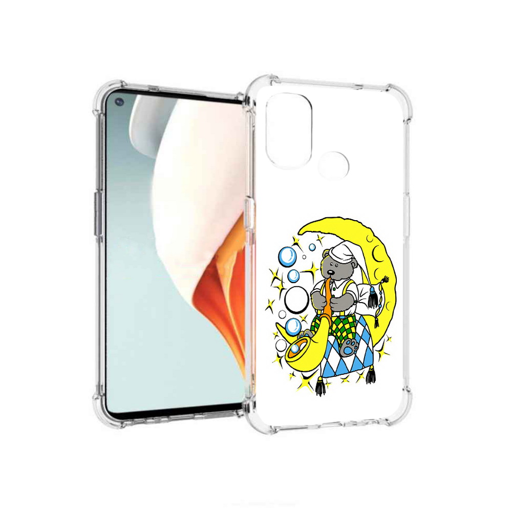 

Чехол MyPads Tocco для OnePlus Nord N100 Сырная луна (PT227045.141.167), Прозрачный, Tocco