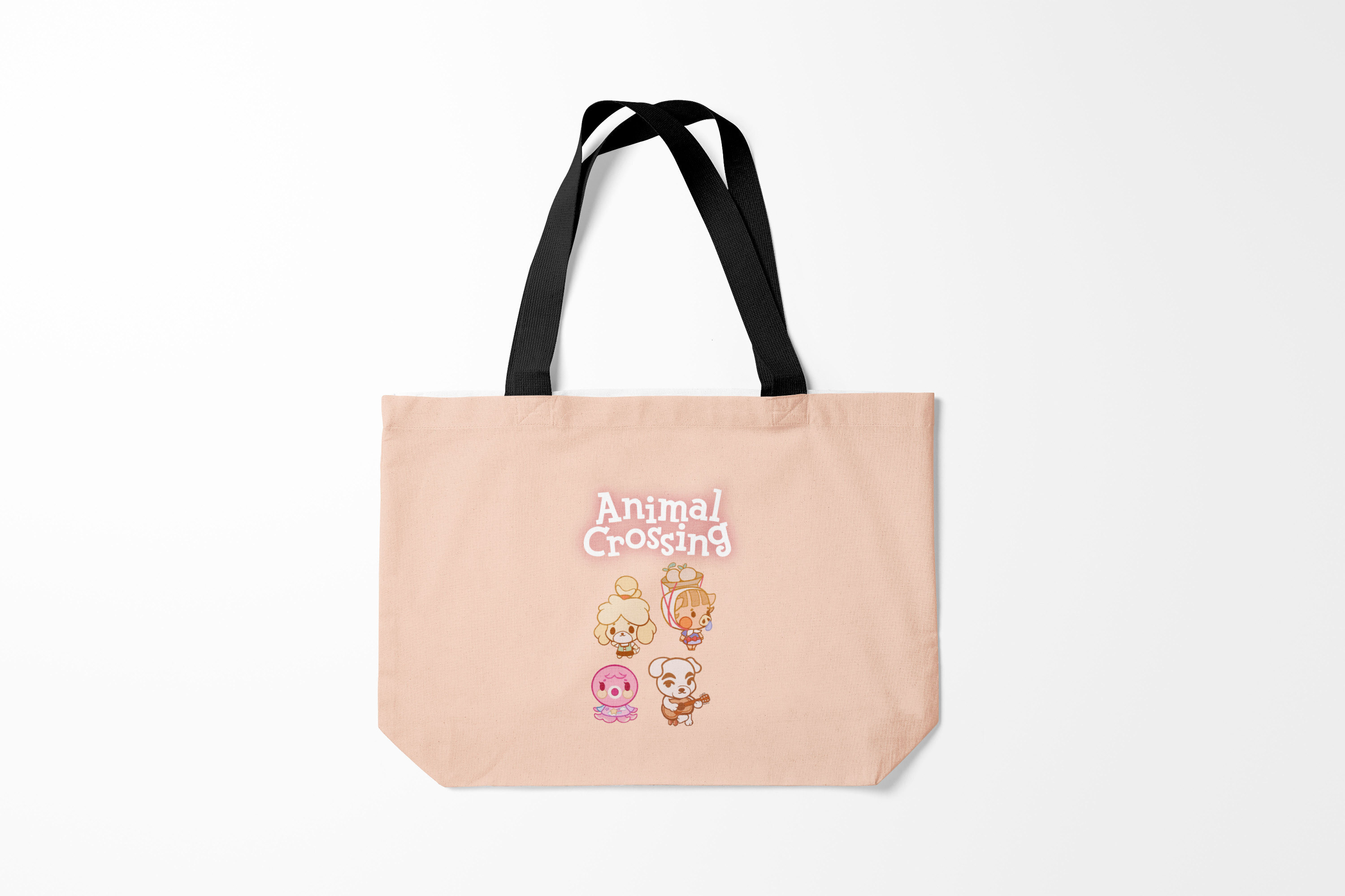 

Сумка шoппер унисекс Burnettie Animal Crossing, розовый, Animal Crossing