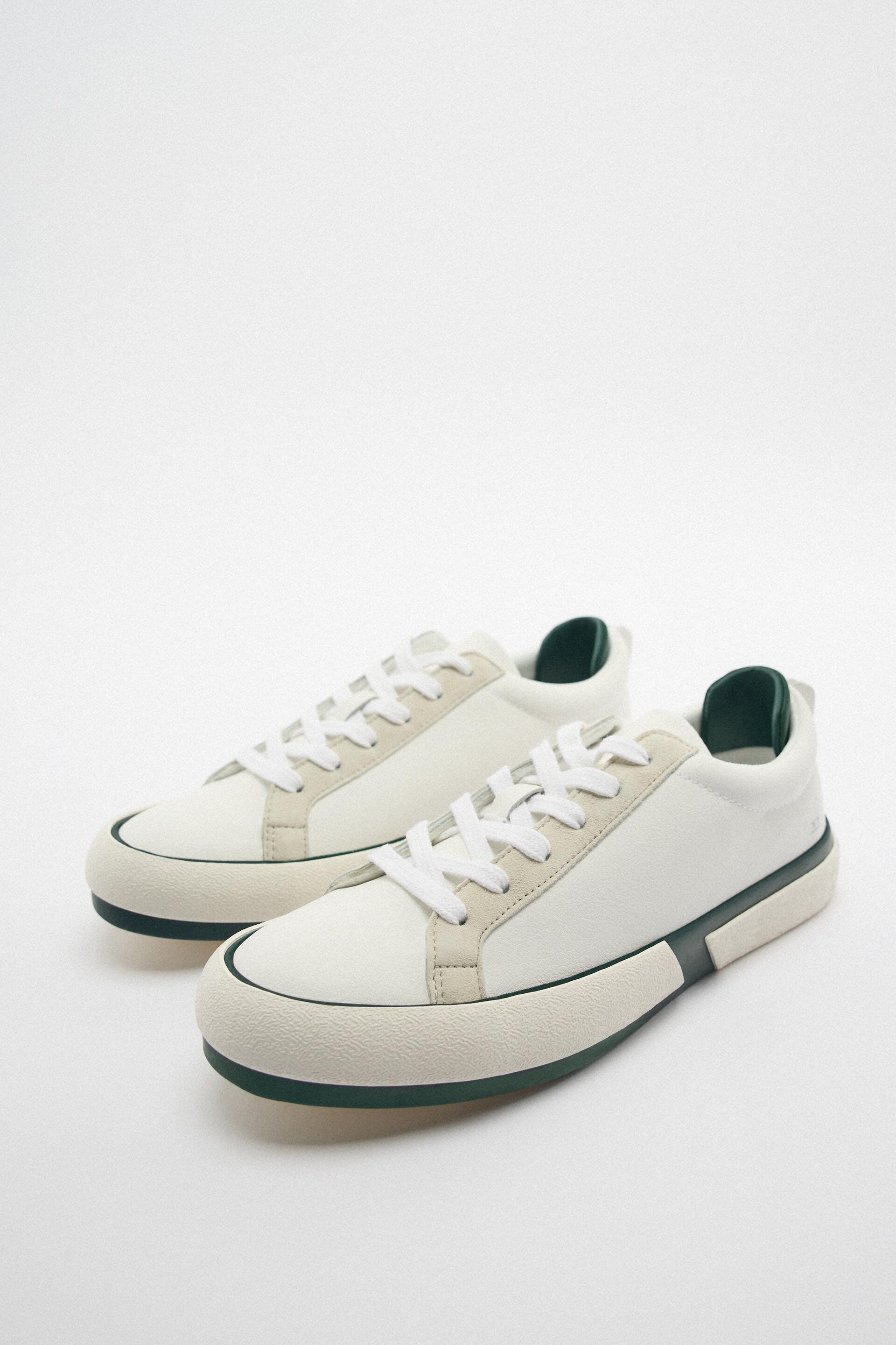 

Кеды женские ZARA 15816910 белые 41 RU (доставка из-за рубежа), 15816910