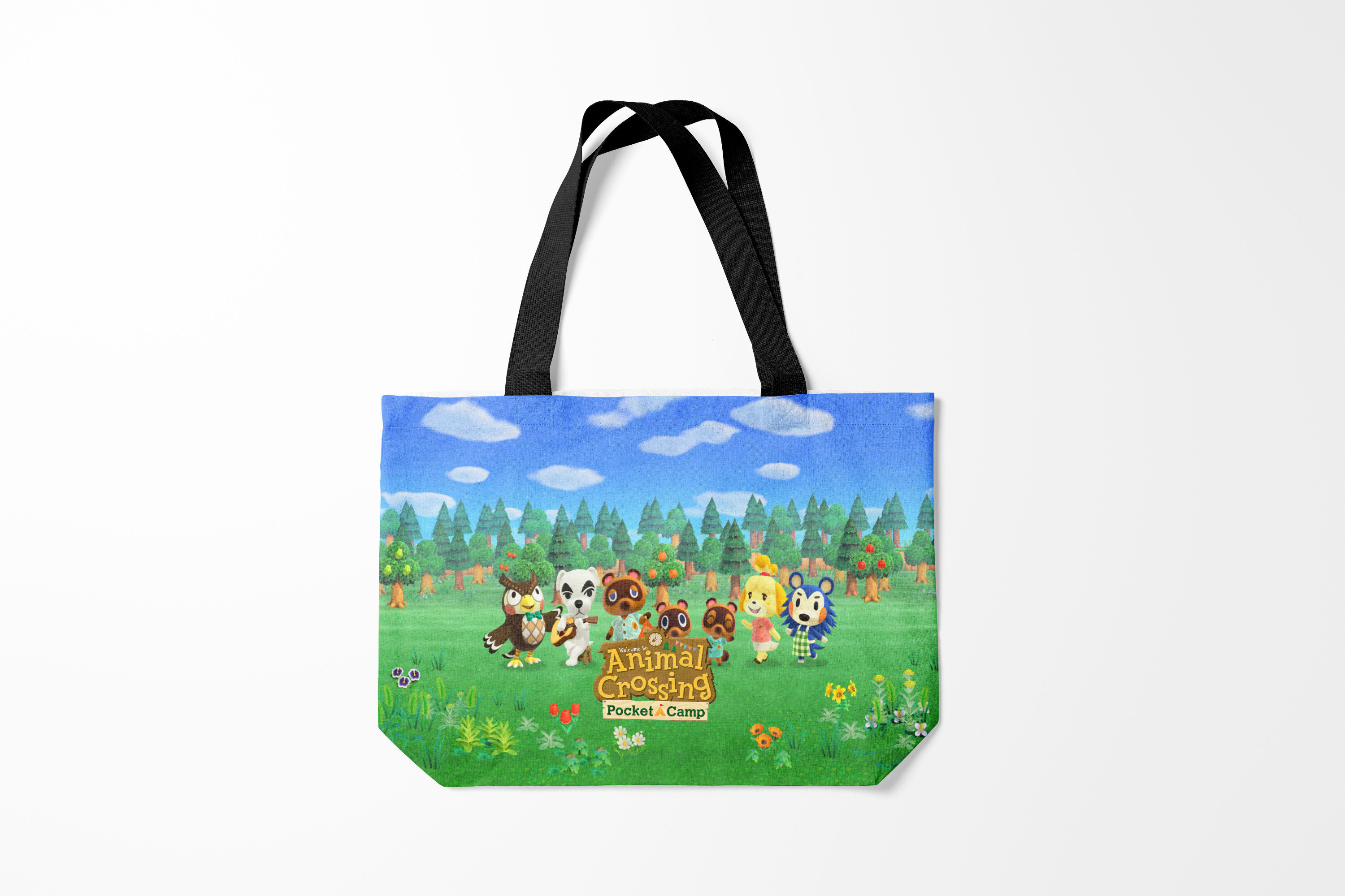 

Сумка шoппер унисекс Burnettie Animal Crossing, разноцветный, Animal Crossing