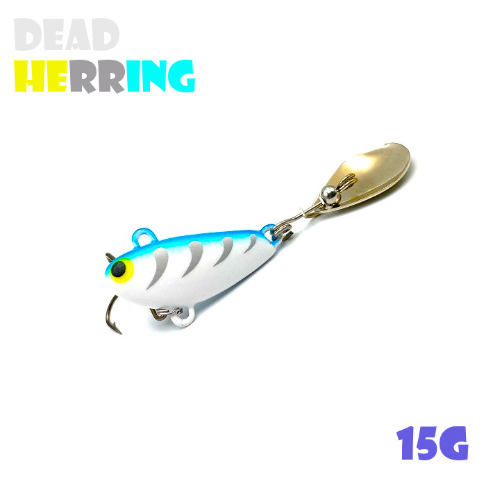Тейл-Спиннер Uf-Studio Buzzet Bullet 15g #Dead Herring