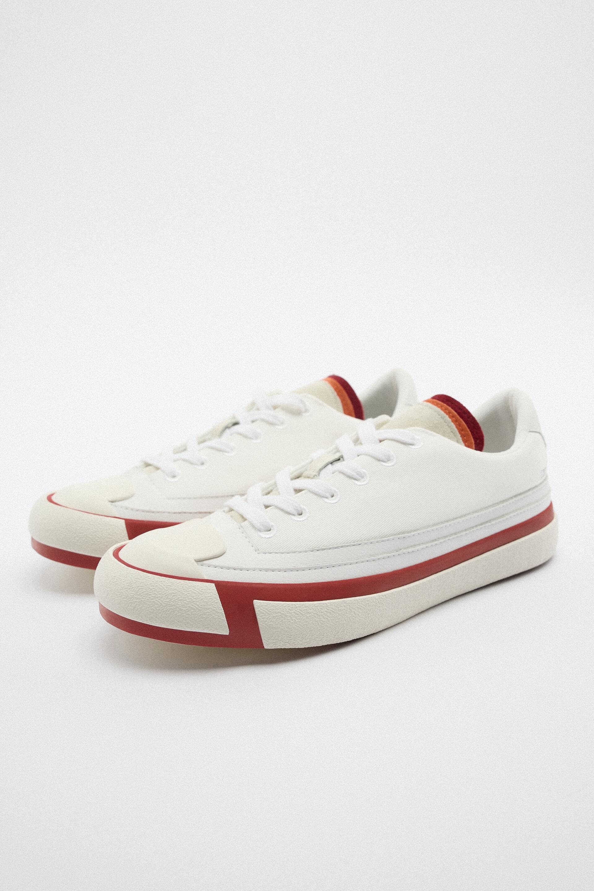 

Кеды женские ZARA 178821 красные 39 RU (доставка из-за рубежа), 178821