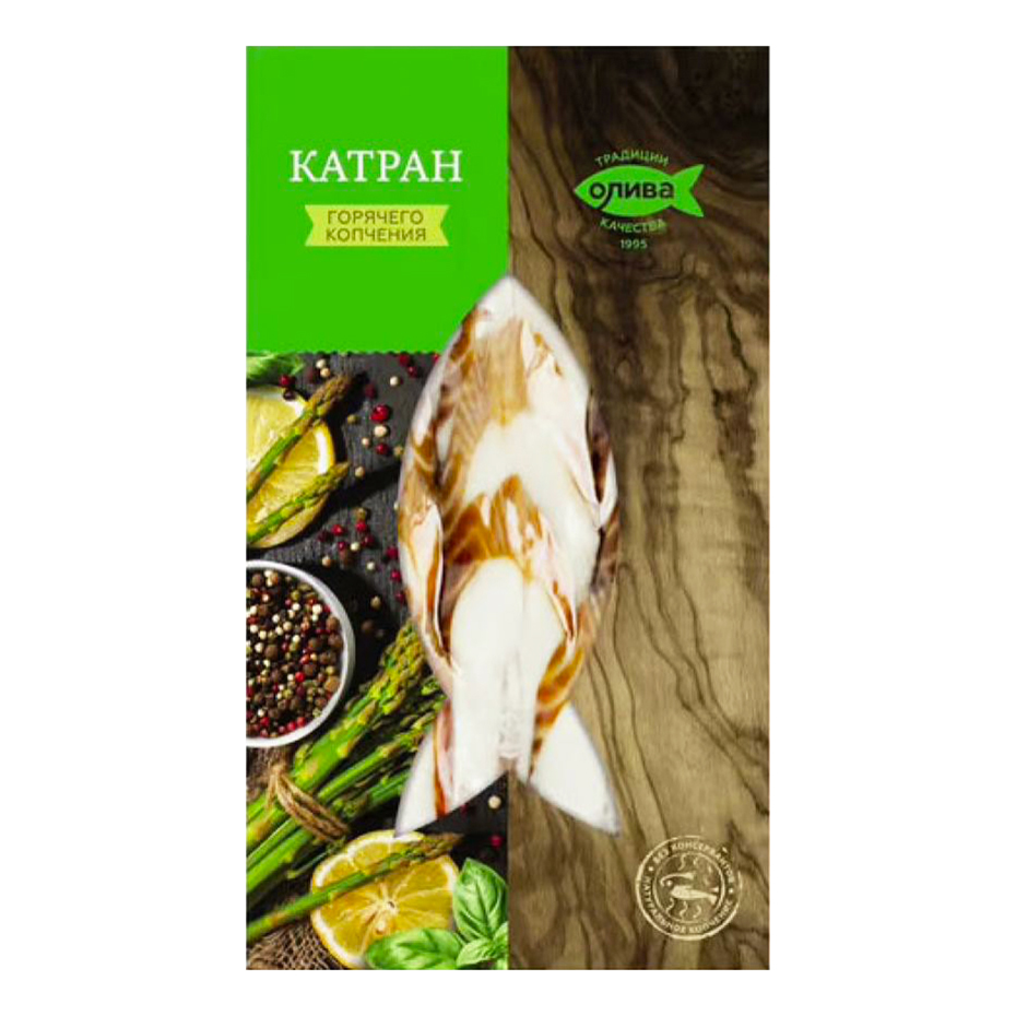 

Катран горячего копчения филе ломтики 100 г