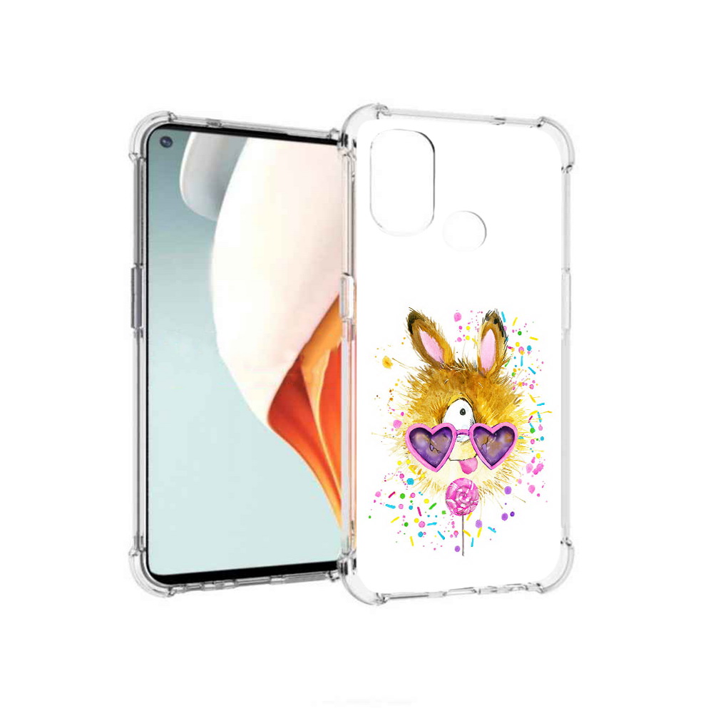 

Чехол MyPads Tocco для OnePlus Nord N100 Чупя (PT227045.141.201), Прозрачный, Tocco