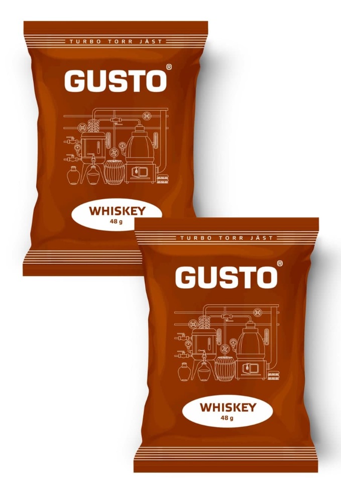 

Спиртовые турбо дрожжи GUSTO Whiskey 48гр (в комплекте 2 шт)