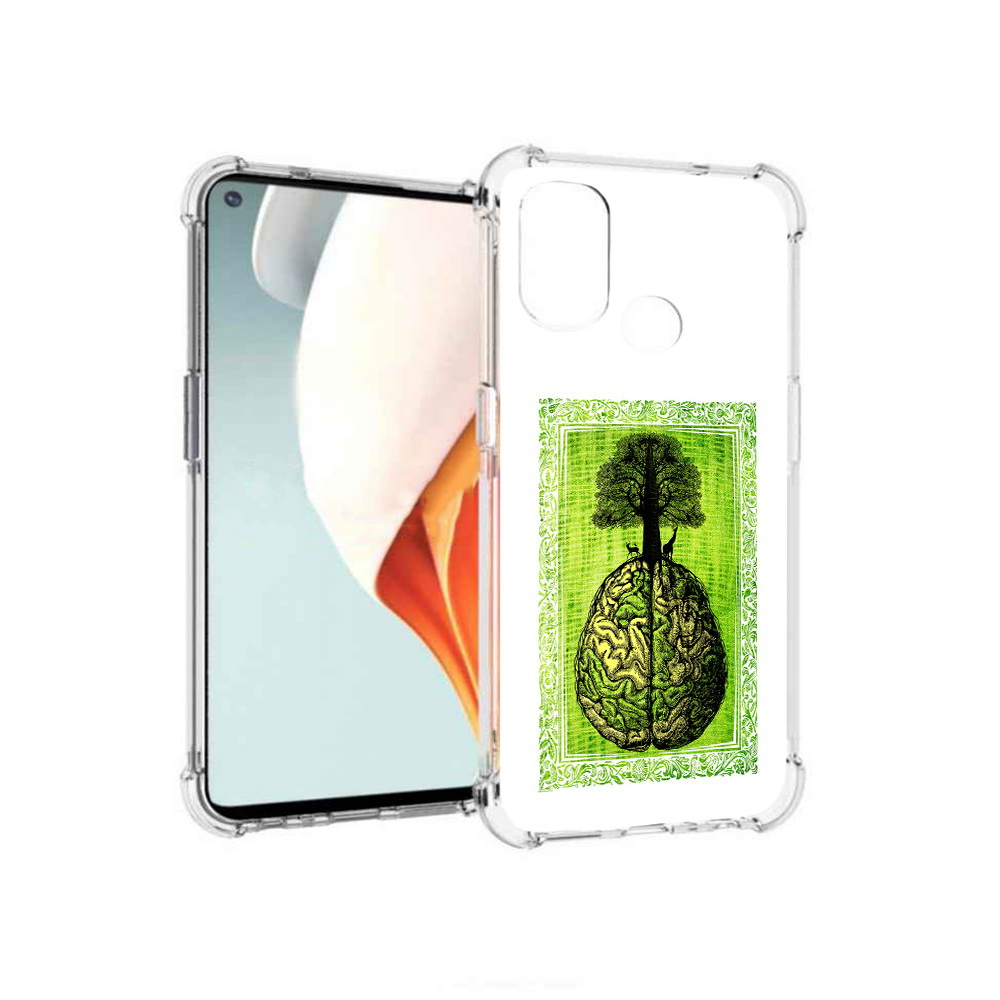 

Чехол MyPads Tocco для OnePlus Nord N100 абстракция здоровый мозг (PT227045.141.211), Прозрачный, Tocco