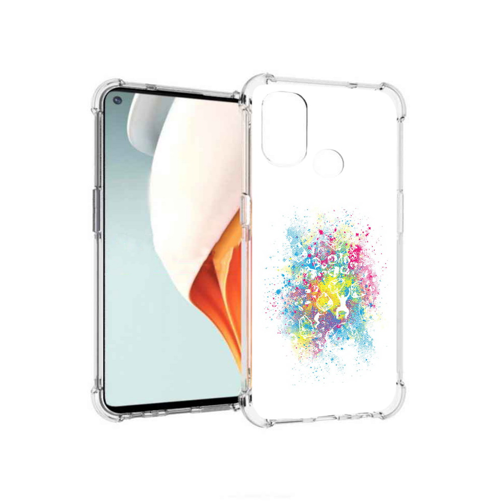 

Чехол MyPads Tocco для OnePlus Nord N100 акварель абстракция (PT227045.141.214), Прозрачный, Tocco
