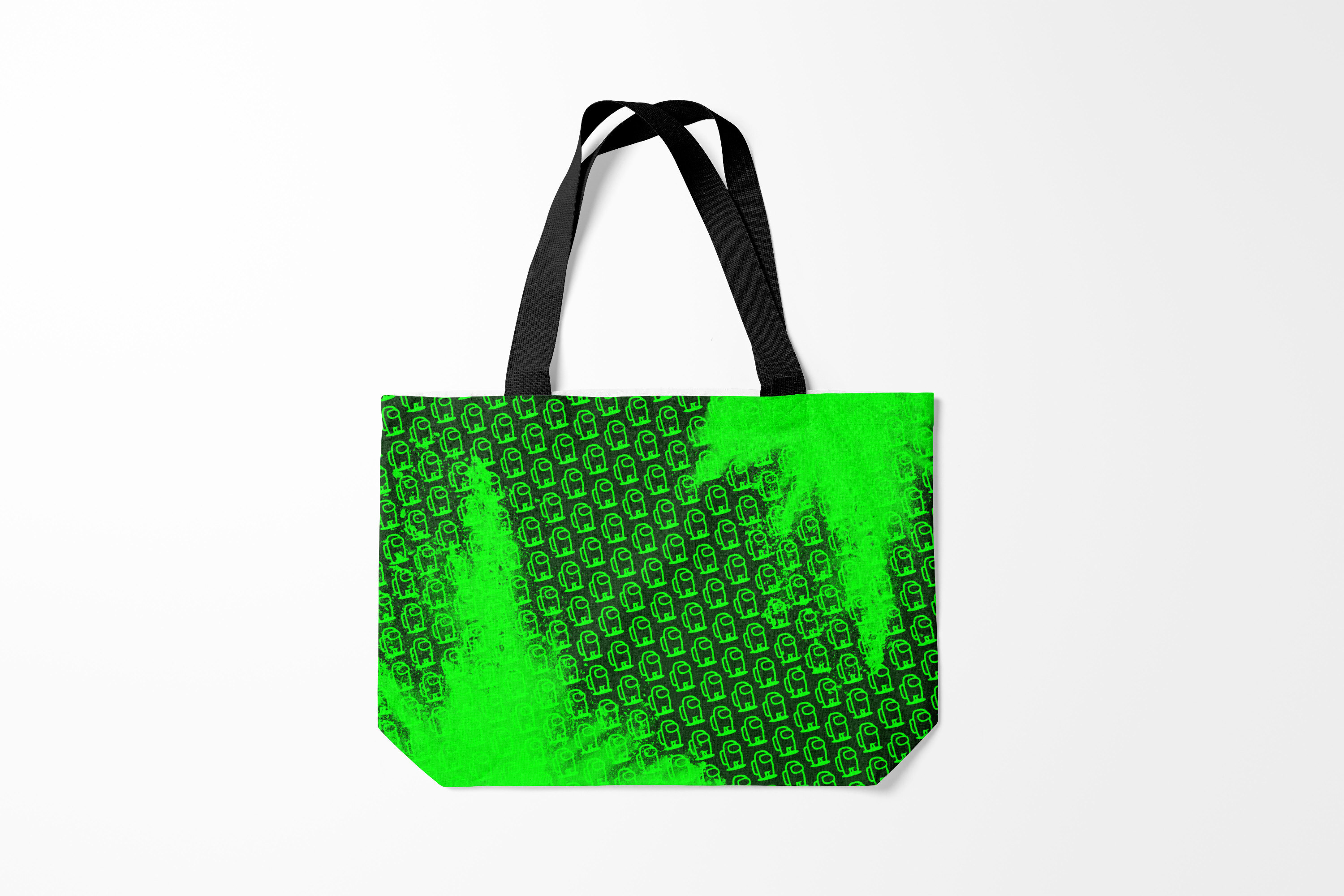 

Сумка шoппер унисекс Burnettie Among us АМОНГ АС, зеленый, Among us АМОНГ АС