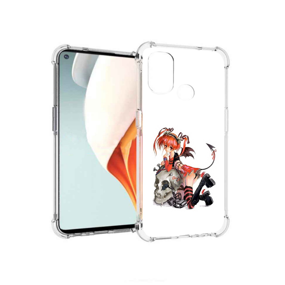 

Чехол MyPads Tocco для OnePlus Nord N100 аниме (PT227045.141.221), Прозрачный, Tocco