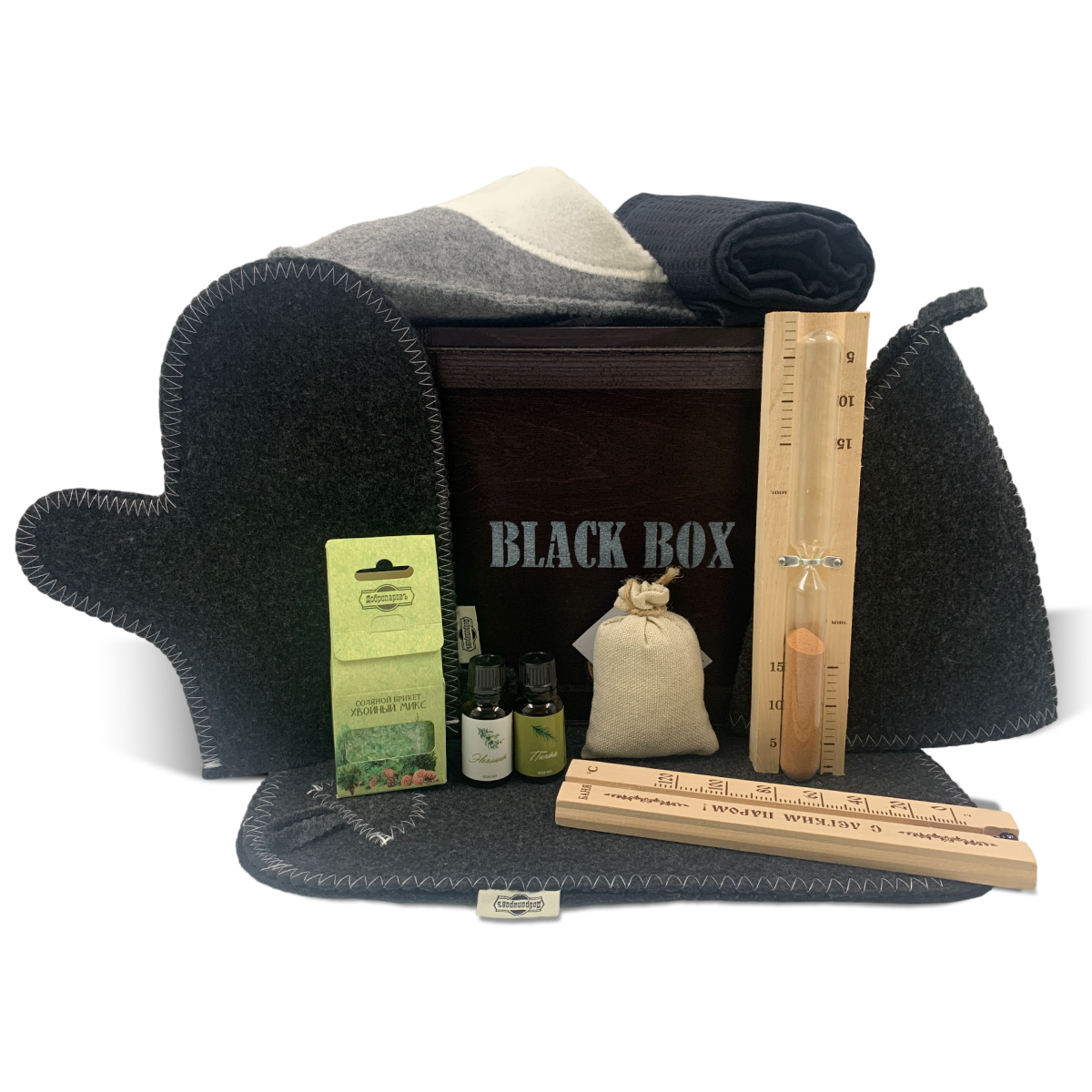 

Подарочный набор Black Box «Банный» Банный, Черный, Банный