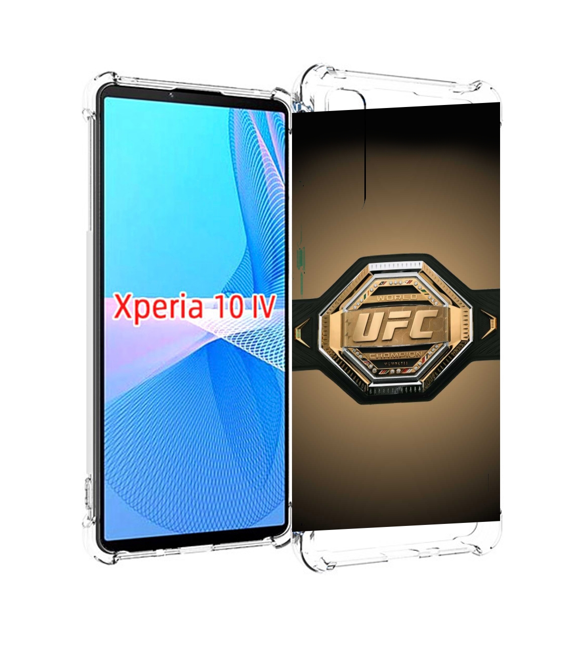 

Чехол MyPads UFC единоборства мужской для Sony Xperia 10 IV (10-4), Прозрачный, Tocco