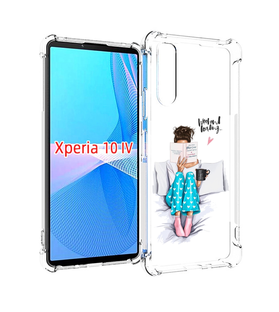 

Чехол MyPads Weekend-loading для Sony Xperia 10 IV (10-4), Прозрачный, Tocco