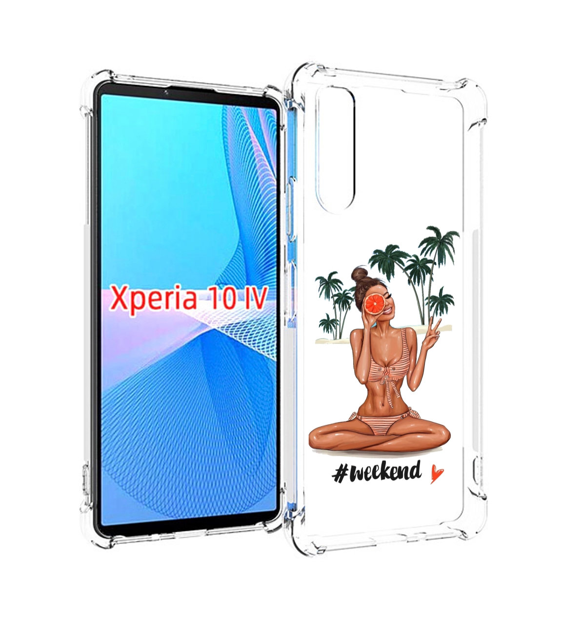 

Чехол MyPads Weekend для Sony Xperia 10 IV (10-4), Прозрачный, Tocco