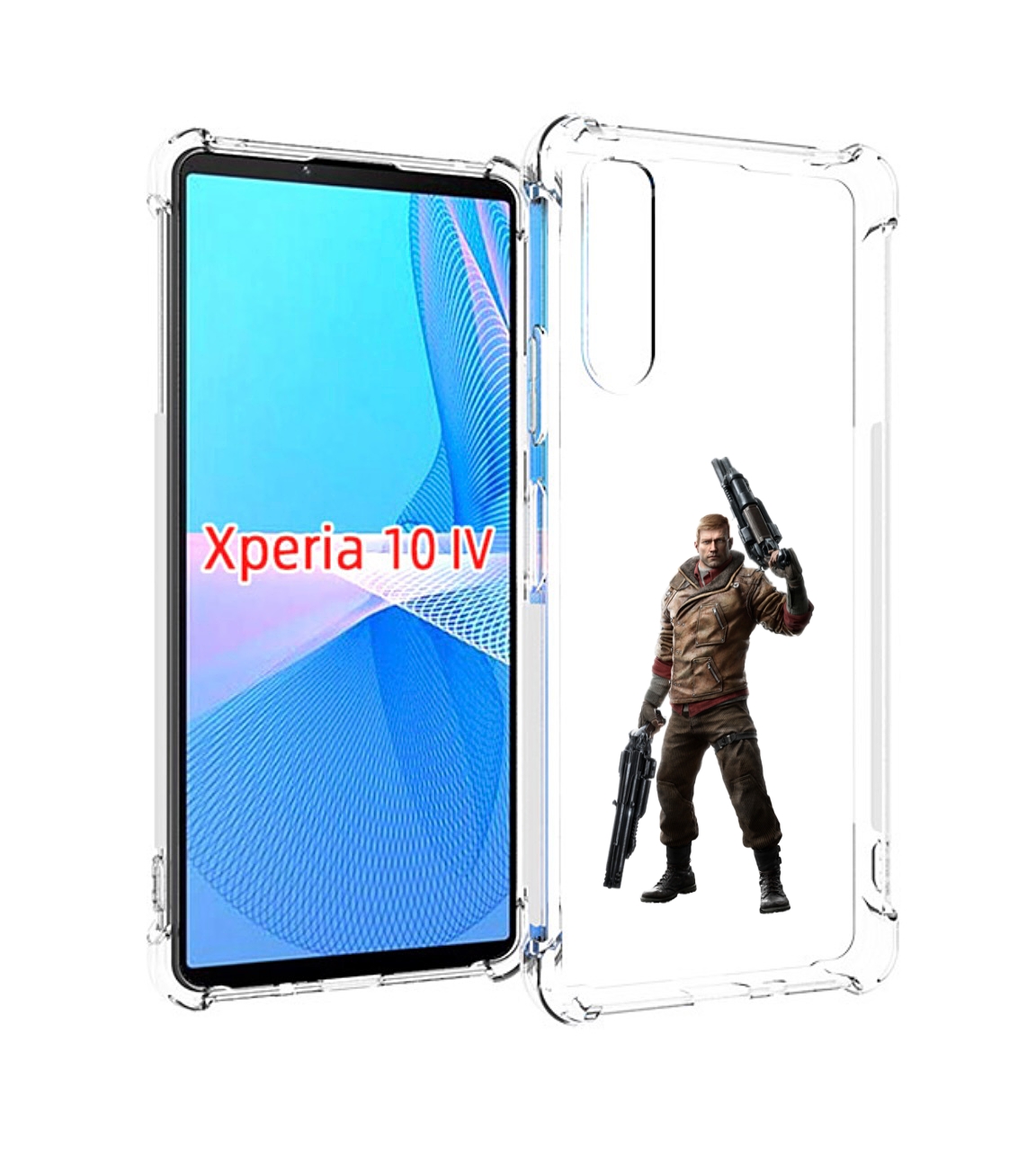 

Чехол MyPads Wolfenstein для Sony Xperia 10 IV (10-4), Прозрачный, Tocco