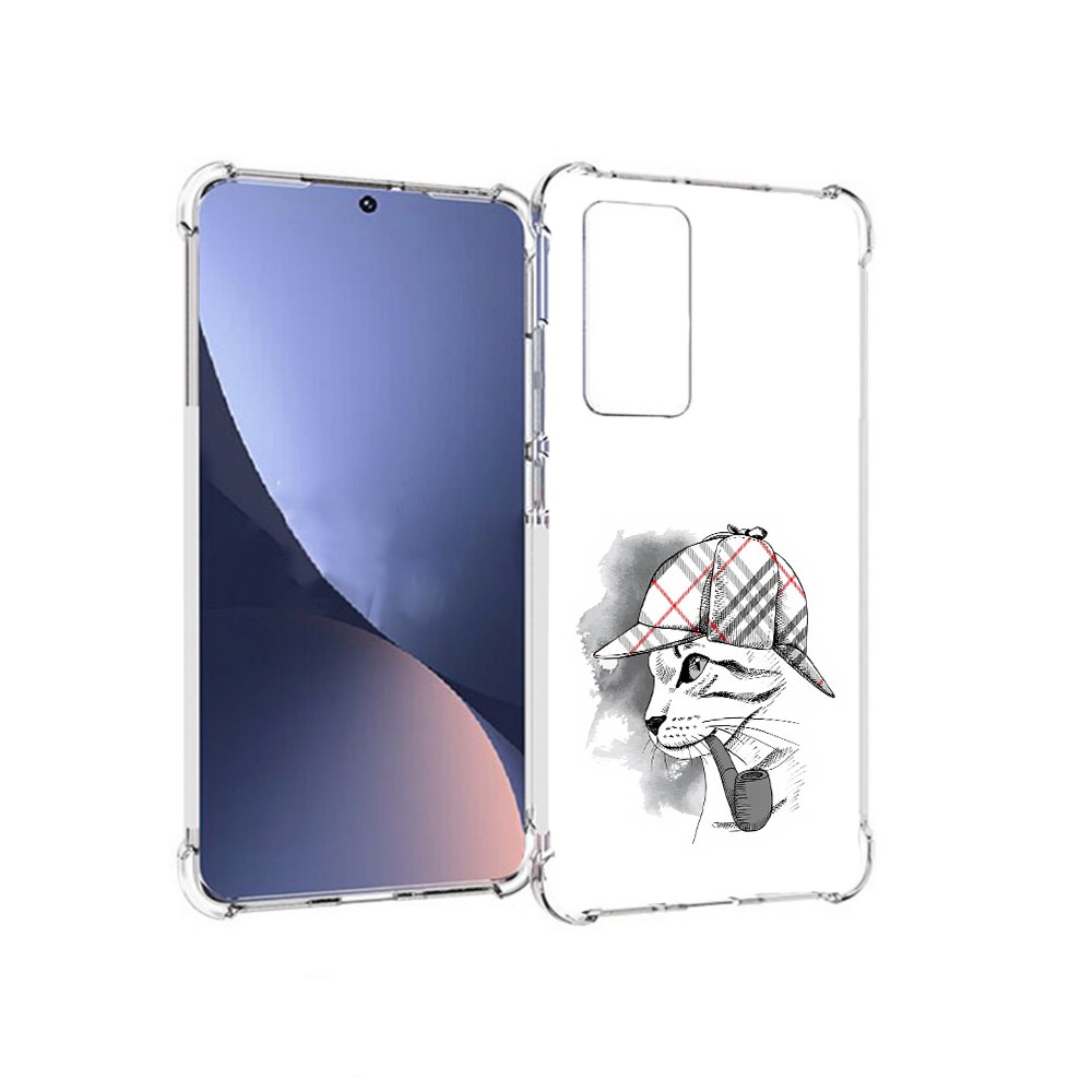 Чехол MyPads Tocco для Xiaomi 12 кошка с трубкой (PT226952.288.405)