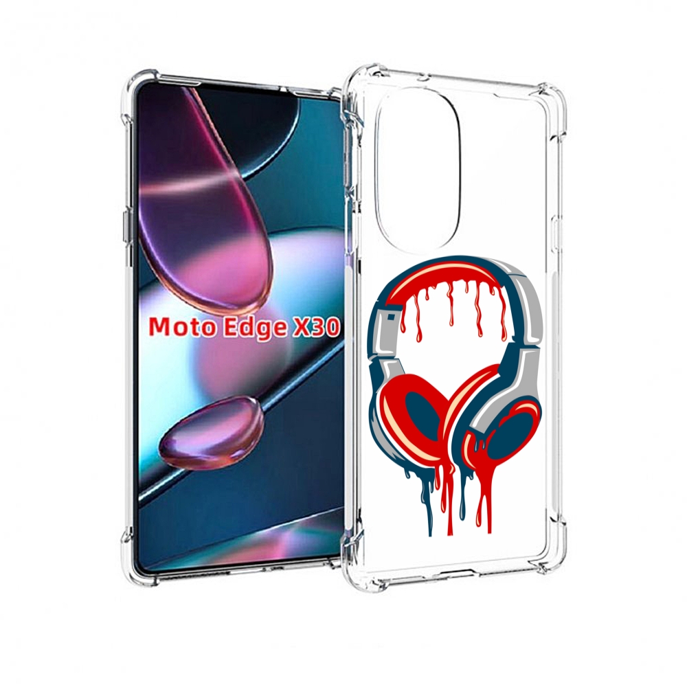 

Чехол MyPads не делай громко для Motorola Moto Edge X30, Прозрачный, Tocco