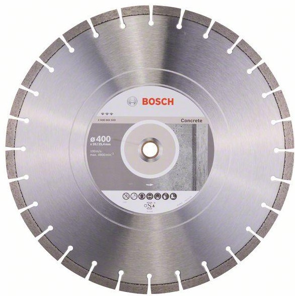 

Диск алмазный Best for Concrete для УШМ по бетону (150х22,23 мм) Bosch 2.608.602.659, 2.608.602.659