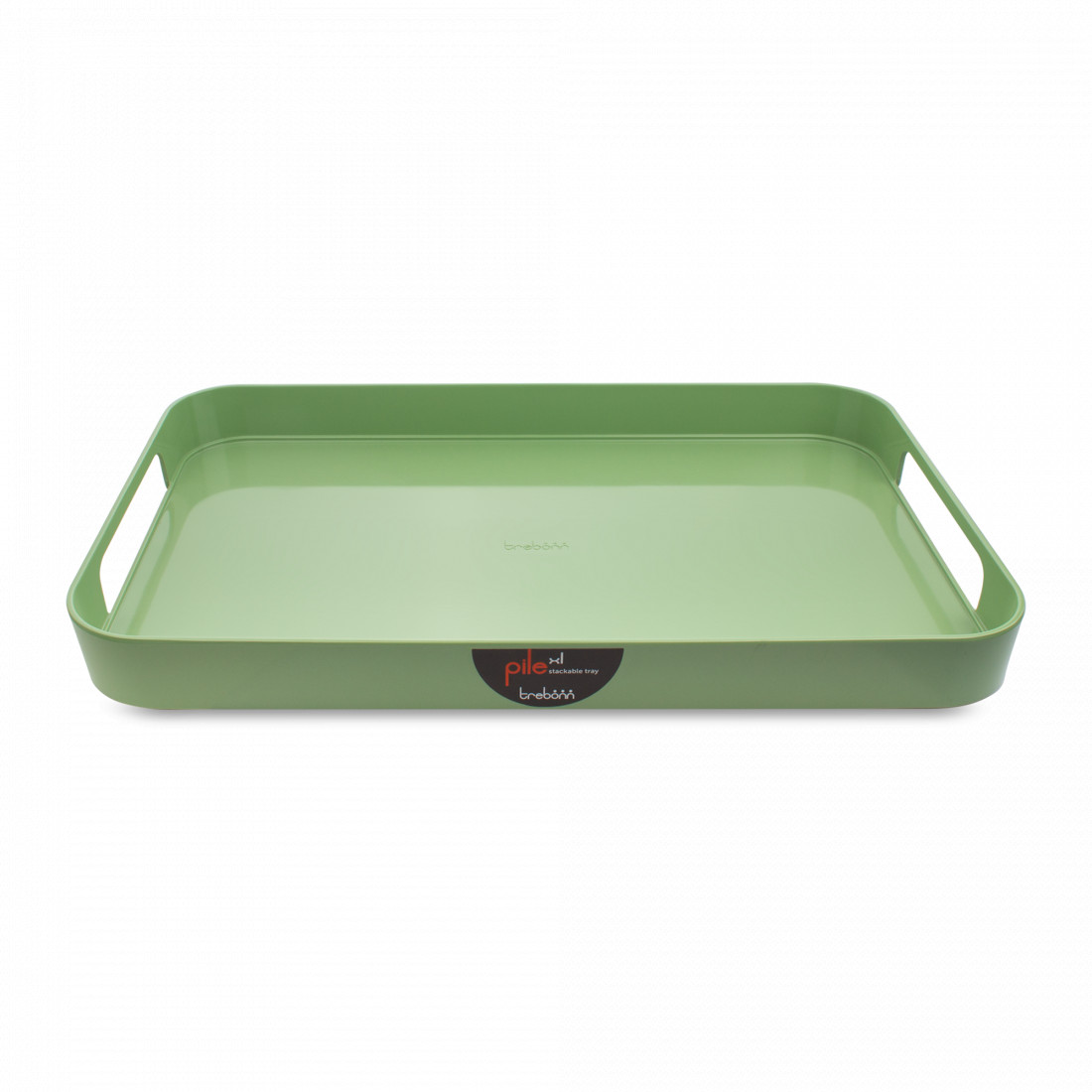 Поднос TREBONN Serveware зеленый 51x33 см