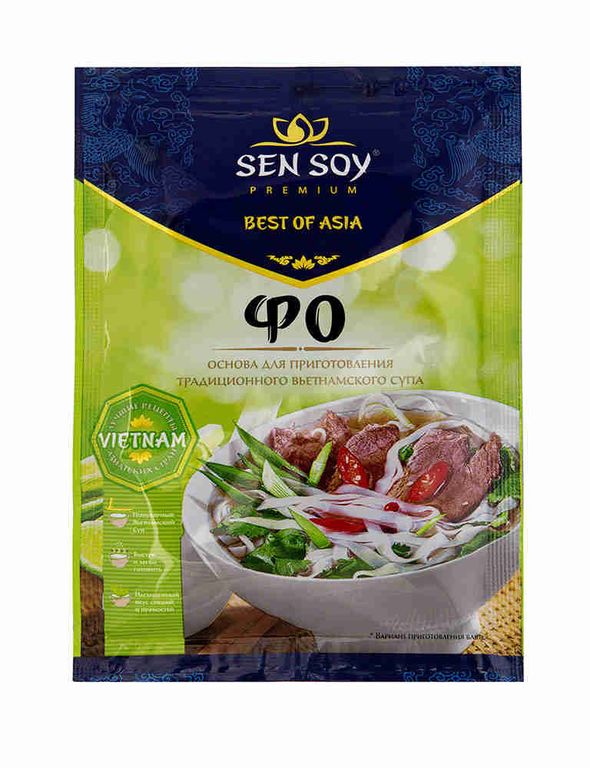 

Сэнсой Премиум Основа для куриного супа с лапшой "Фо" 80 г