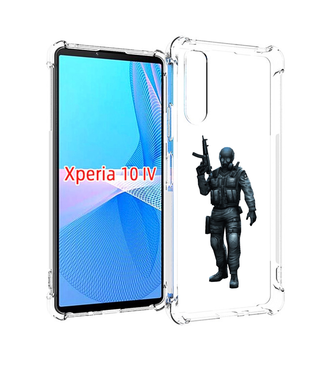 

Чехол MyPads crossfire для Sony Xperia 10 IV (10-4), Прозрачный, Tocco