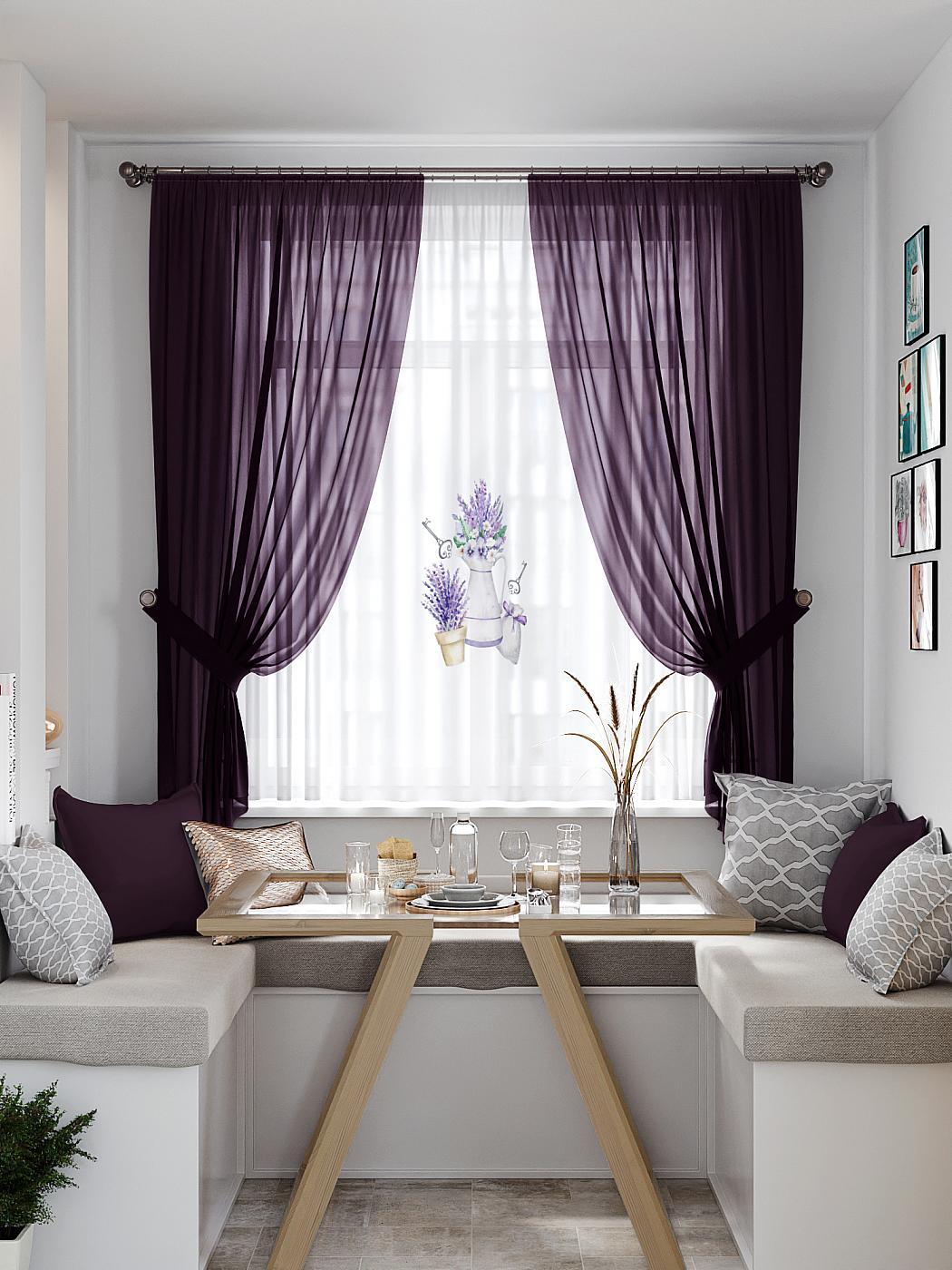 

Комплекты штор AT HOME Ранивс высота 180 см, ширина 145 см, Белый, 550373
