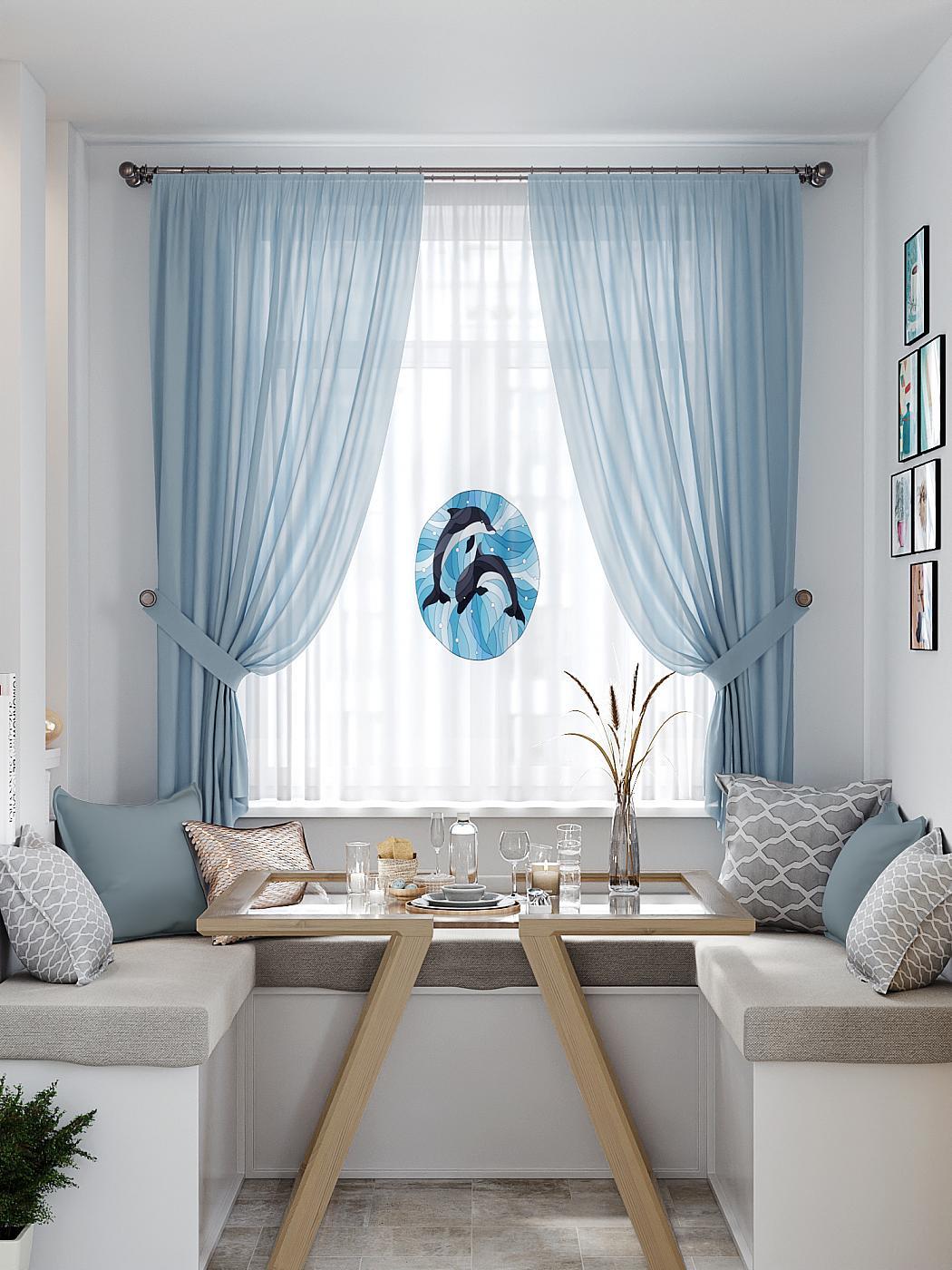 

Комплекты штор AT HOME Геролс высота 180 см, ширина 145 см, Белый, 550389