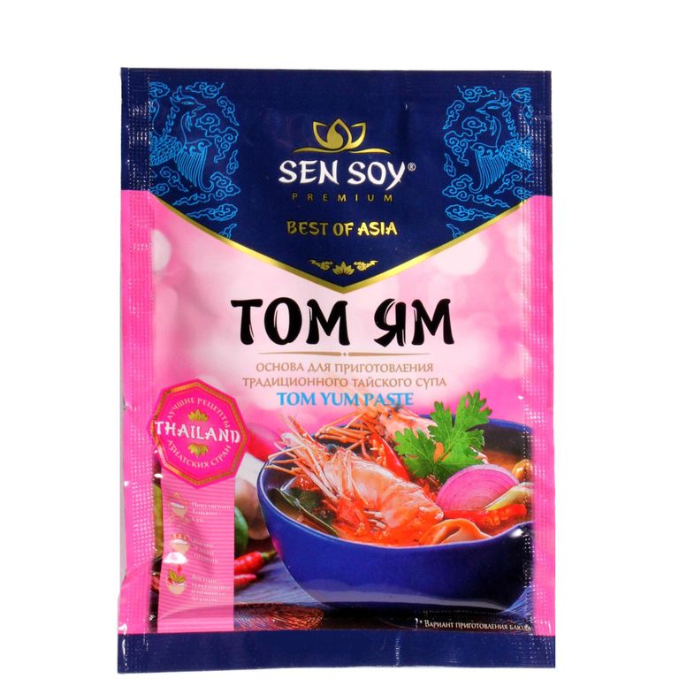 

Сэнсой Премиум Основа для супа "Том ям" (Tom yum) 80 г