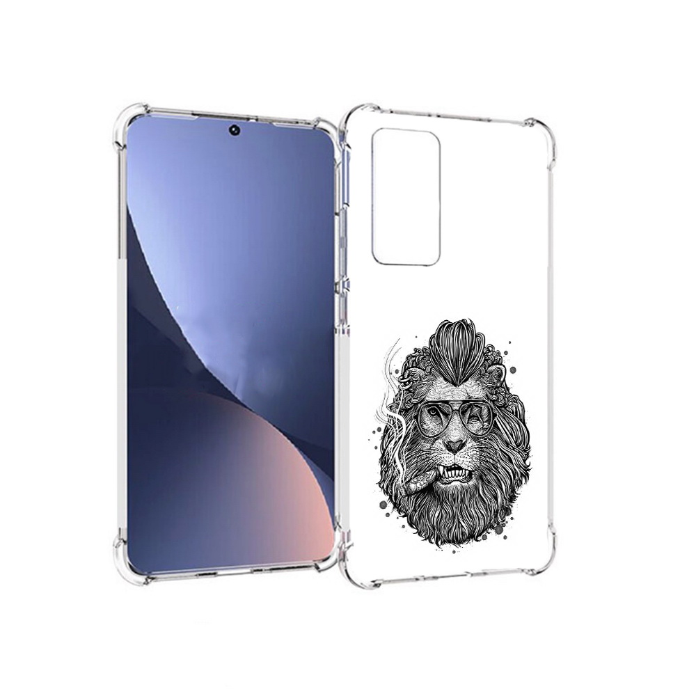

Чехол MyPads Tocco для Xiaomi 12 курящий лев (PT226952.288.432), Прозрачный, Tocco