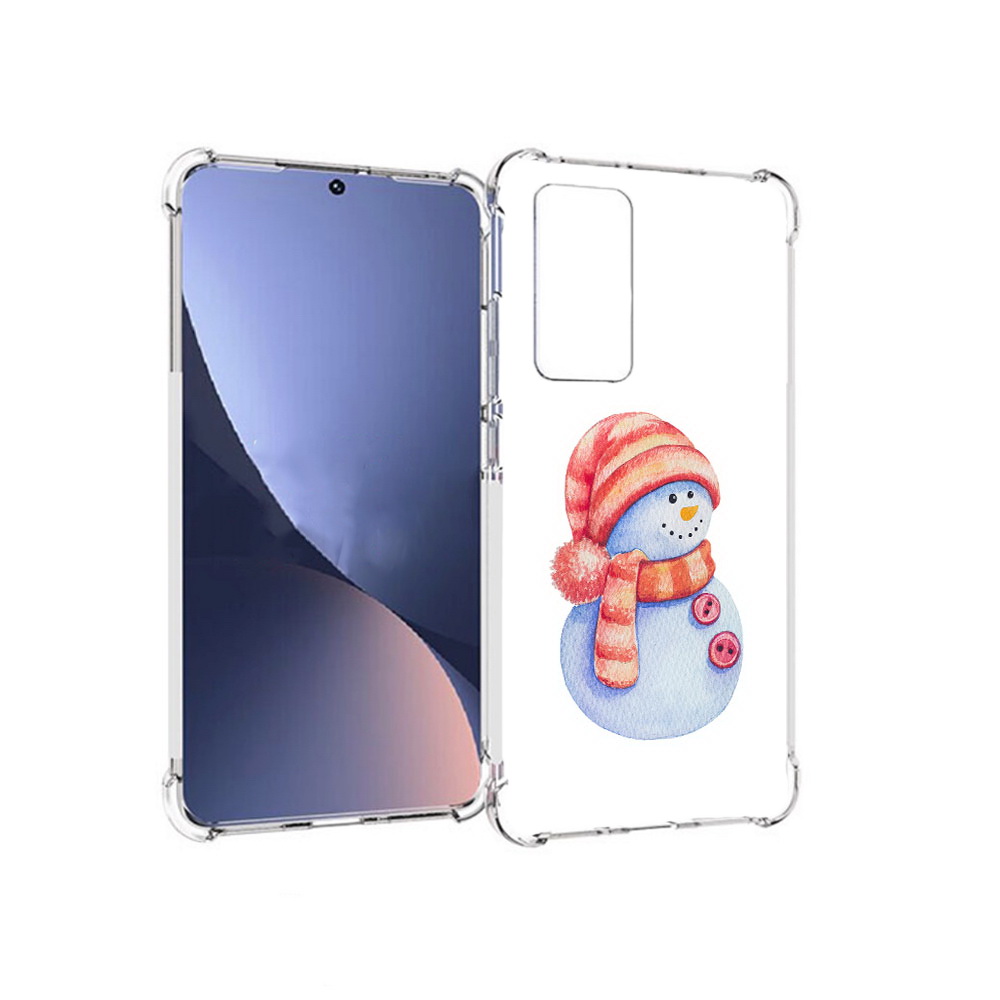 

Чехол MyPads Tocco для Xiaomi 12 Веселый снеговик (PT226952.288.44), Прозрачный, Tocco