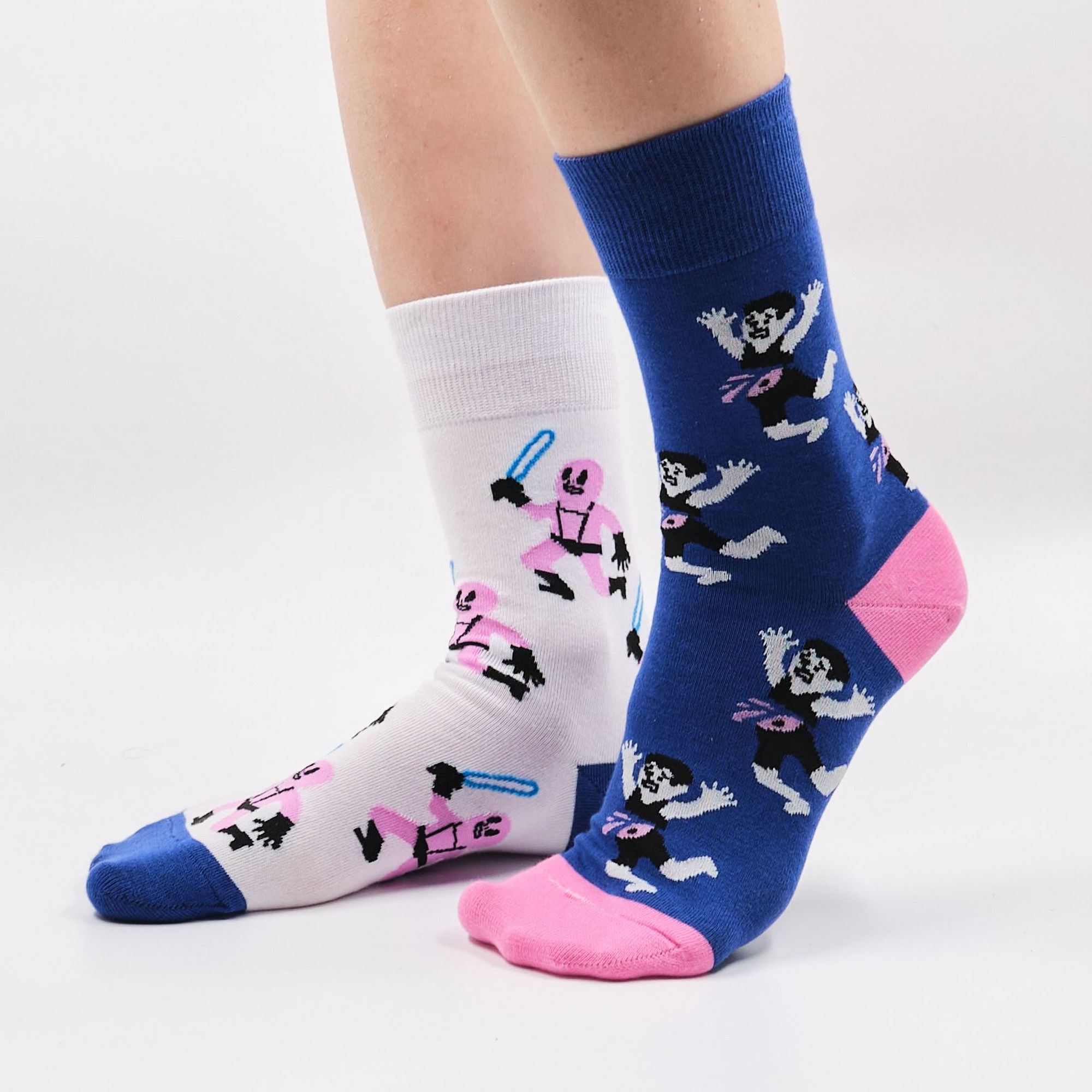 

Носки St. Friday Socks contest21-1116-02 разноцветные, Синий;белый, contest21-1116-02