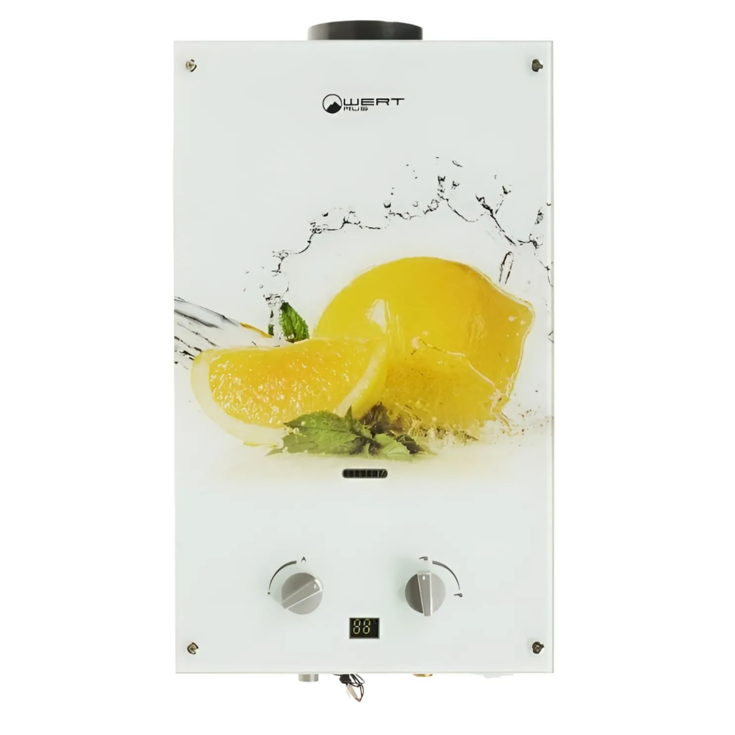 фото Газовый водонагреватель проточный wertrus 10eg лимон w1406