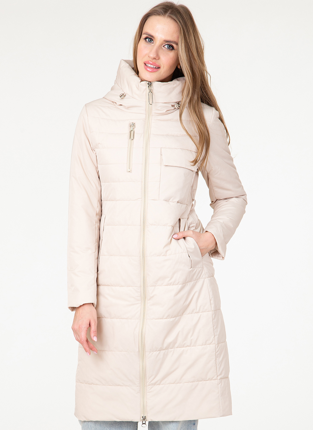 

Пальто женское WINTERRA 60532 бежевое 42 RU, 60532