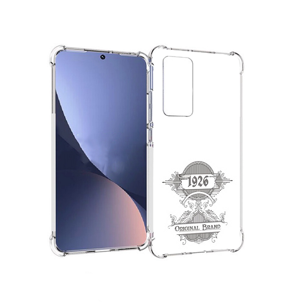 Чехол MyPads Tocco для Xiaomi 12 логотип черно белый (PT226952.288.446)