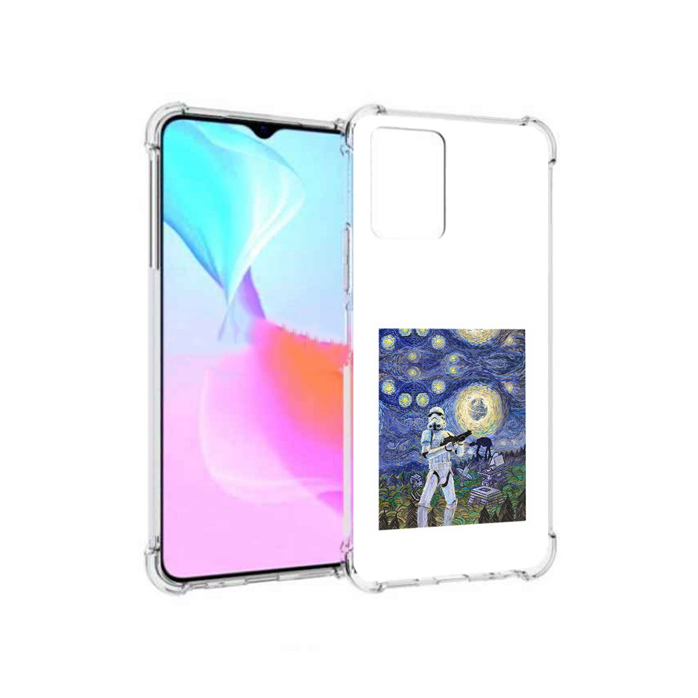 

Чехол MyPads Tocco для Vivo Y33s star wars звездная ночь (PT226981.417.23), Прозрачный, Tocco