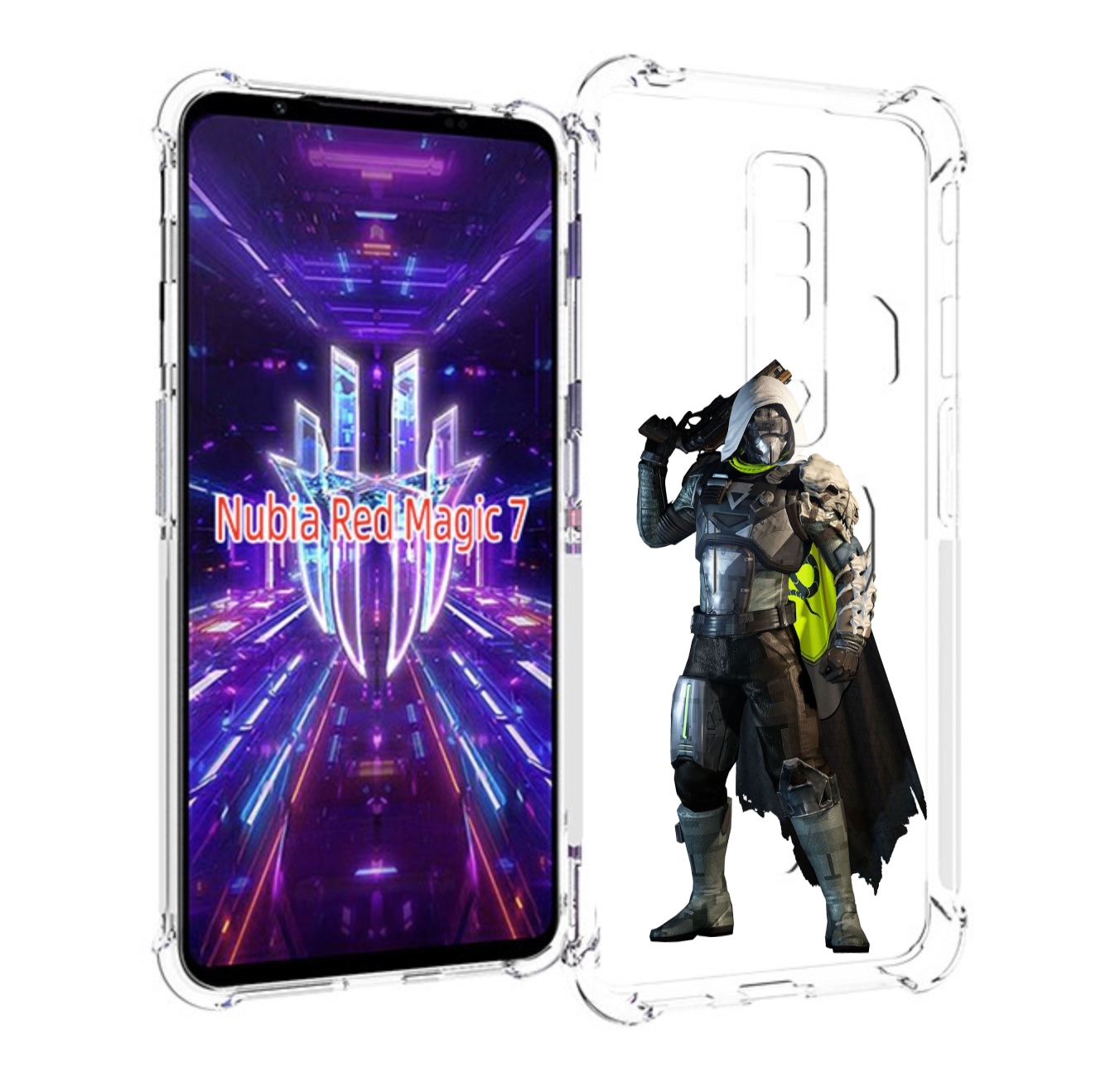 

Чехол MyPads destiny-2-hunter для ZTE Nubia Red Magic 7, Прозрачный, Tocco